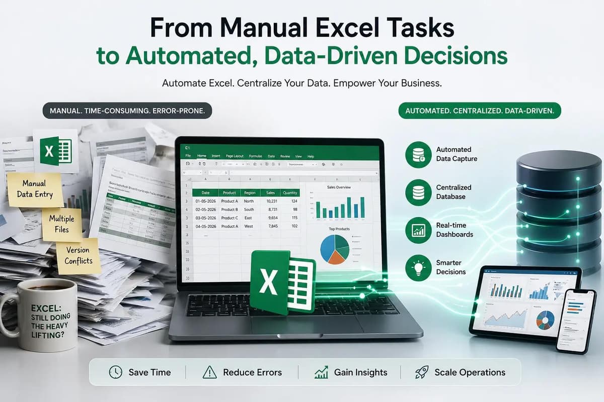 Automating Excel Sheet Tasks: How Organizations Can Eliminate Manual Work and Scale Faster